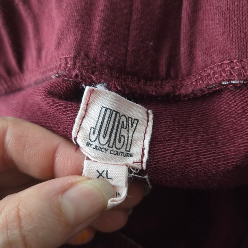 Juicy by Juicy Couture Graphic Logo Jogger Sweatpants XL Y2K Comfy Pants Casual - Picture 5 of 13
